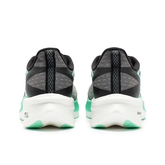 361° Flying ET 1.5 Aurora Mint Cushioned Wear Resistant Breathable Rebound Low Top Running Shoes Unisex Obsidian Black-3