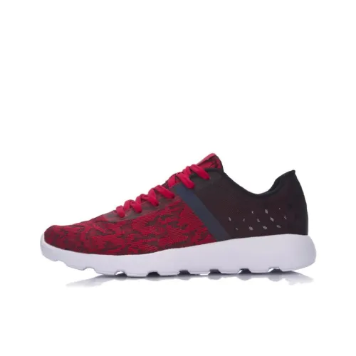 LINING Super Light TD Running Shoes Men Low-Top Dark Red