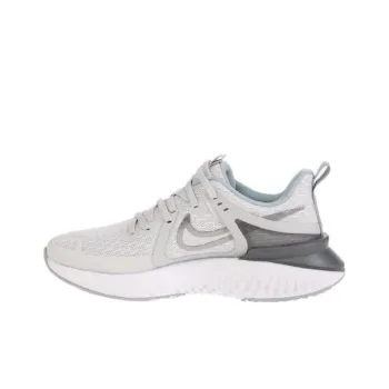 Nike Legend React 2 Abrasion Resistant Breathable Low Top Running Shoes Women's Beige