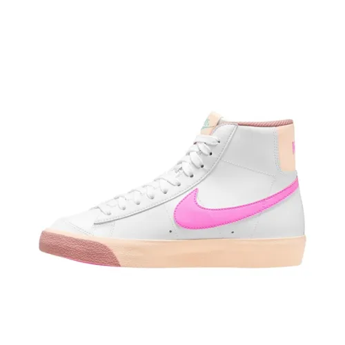 Nike Blazer Skateboard Shoes Unisex Mid-Top White/Pink