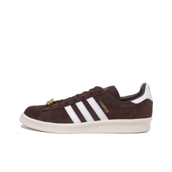 Adidas Originals x A BATHING APE Campus 80S Wear-Resistant Low-Top Skateboard Shoes Women's Coffee