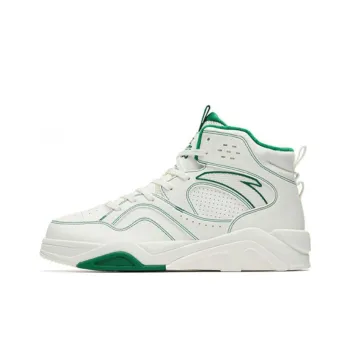 Anta Flame 3.0 Cushioned Slip Resistant High Top Skateboard Shoes Women's Green
