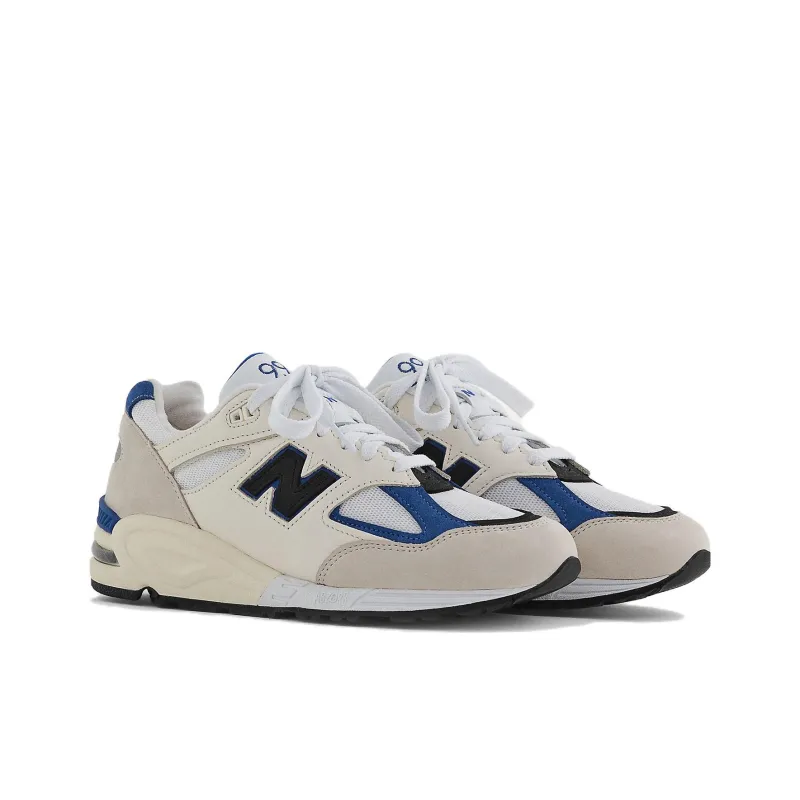 New Balance X Teddy Santis 990 V2 Made In Usa 'White/Blue' Sneakers-2