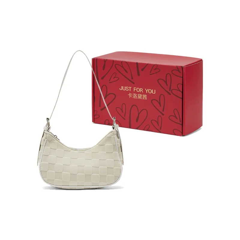 CORALDAISY Synthetic Leather Shoulder Bag Women's White-8