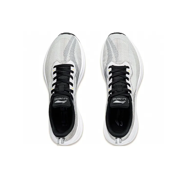 LiNing Wuyue Shock Absorbers Slip Resistant, Abrasion Resistant, Breathable Low Top Running Shoes Men's Shark Gray-2