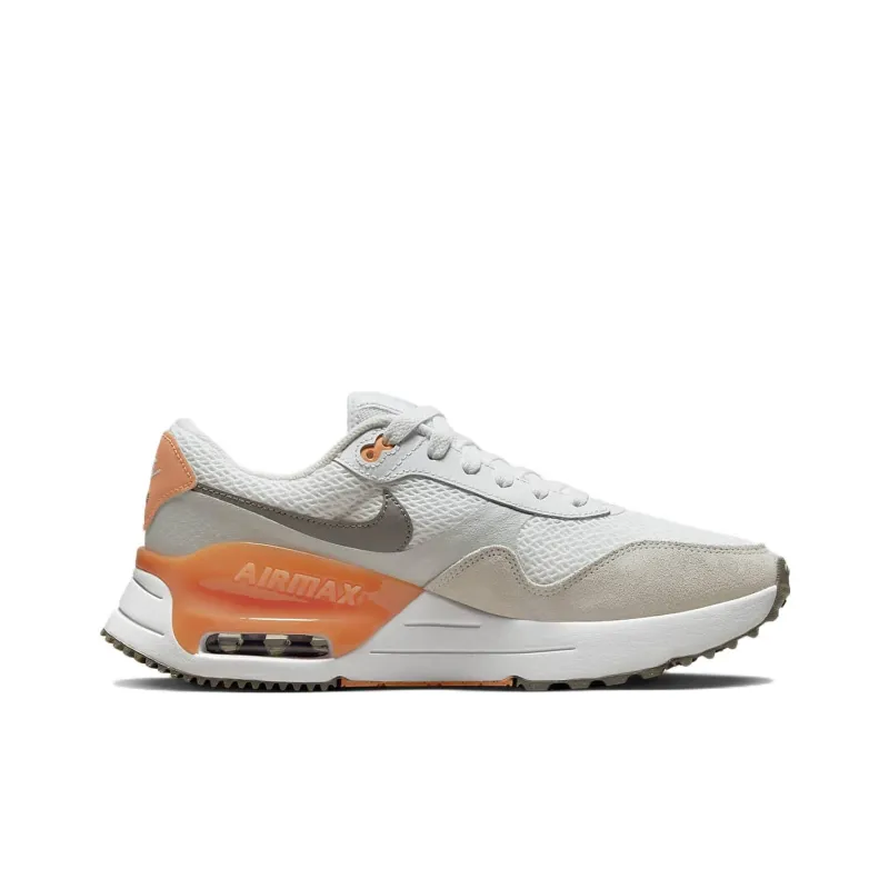 Nike Air Max Systm 'White Pure Platinum Orange Trance Flat Pewter' Women's-1