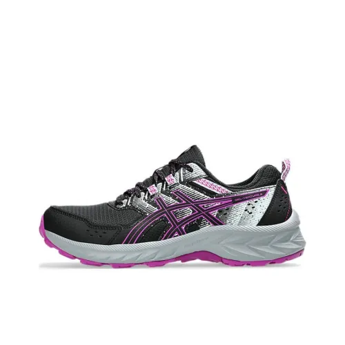 Asics Gel-Venture 9 Running Shoes Women's Low-Top Black/Purple/Gray