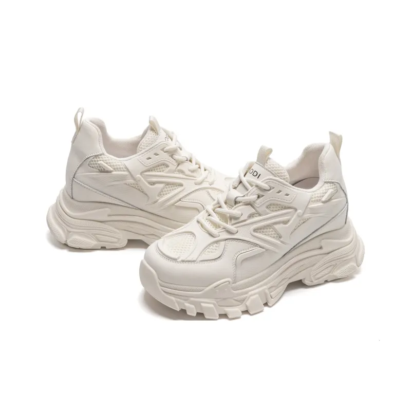 KODI Anti-Slip Wear-Resistant Breathable Lightweight Low-Top Chunky Sneakers Women's-2