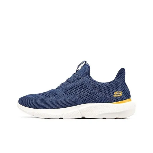 Skechers Ingram Casual Shoes Men Low-Top Blue/White/Gold