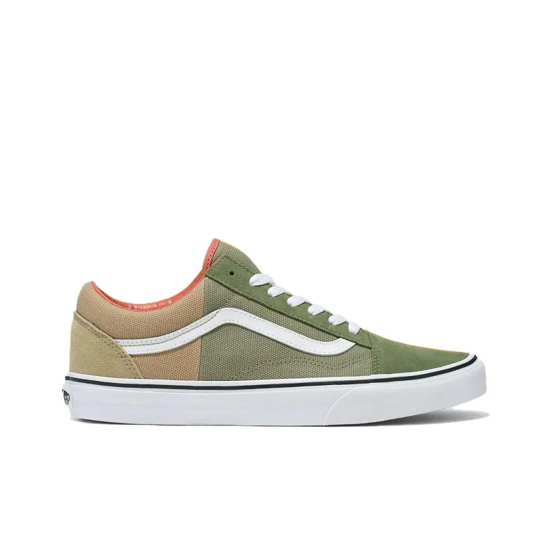 Vans Old Skool Split Duck Canvas 'Green Beige'-1