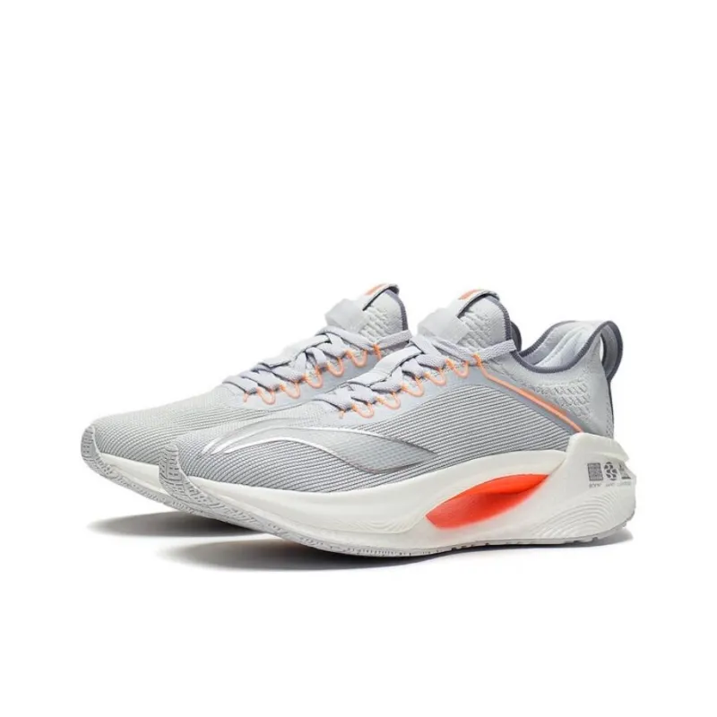 LiNing Jueying Essential Durable Breathable Low Top Running Shoes Gray-2