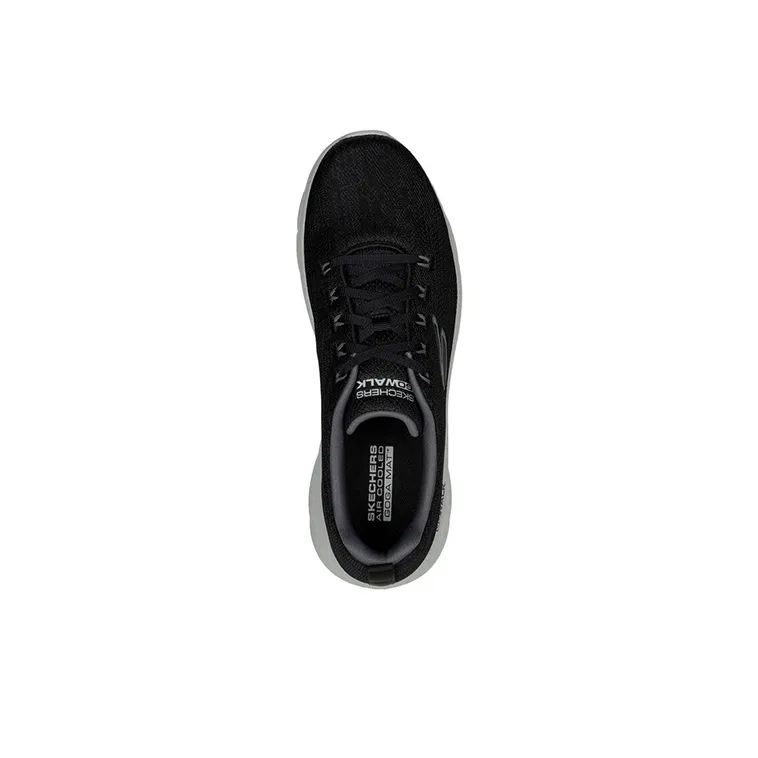 Skechers Go Walk Flex Lace Up 'Black Grey'-3