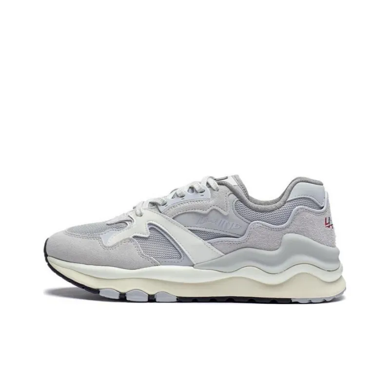 LiNing 001 Mountain Sea Anti Slip Wear Resistant Low Top Sports Casual Shoes Men's River Stone Gray-0