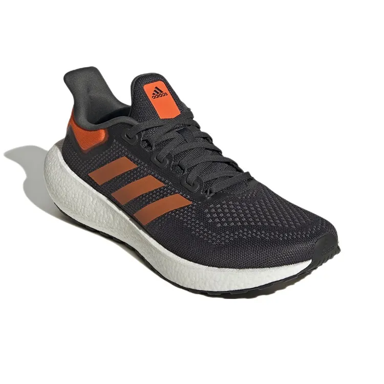 Adidas Pure Boost 22 Shoes 'Carbon / Impact Orange'-2