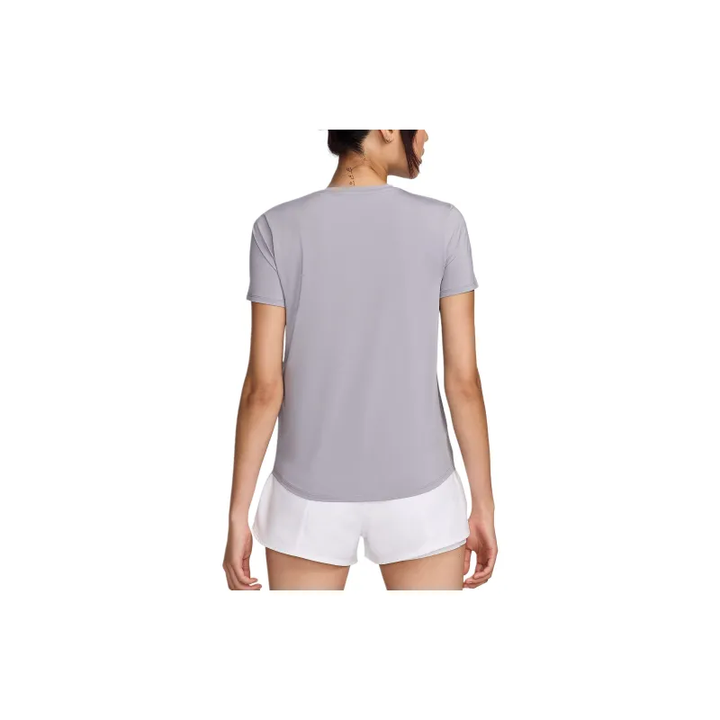 Nike Dri Fit One T Shirt Women's Concrete Gray-1