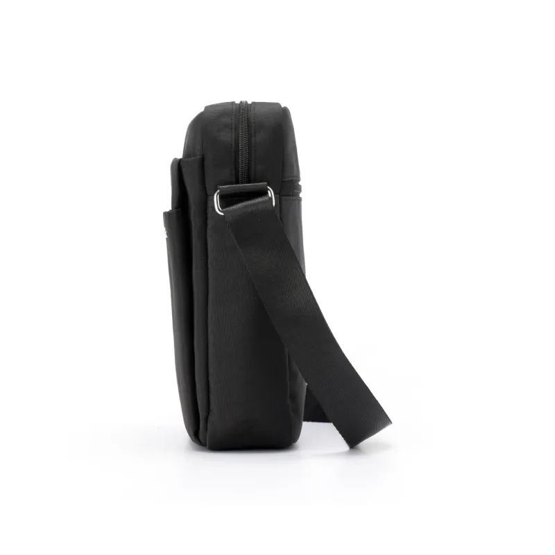 SEVEN Fabric Crossbody Bag, Shoulder Bag Tubas Men's Black-2