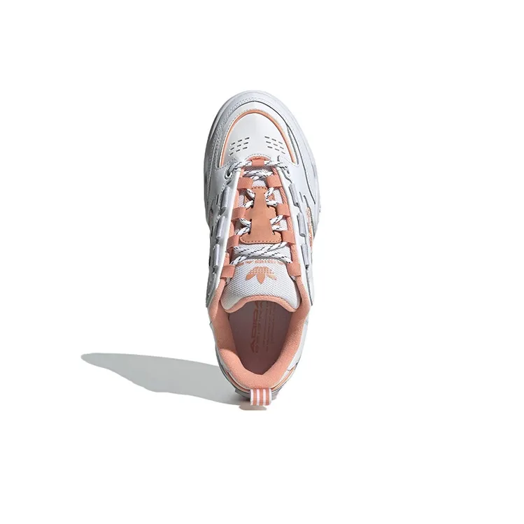 Adidas Originals Adi2000 Lightweight And Wear resistant Low Top Skateboard Shoes Women's White Pink-4