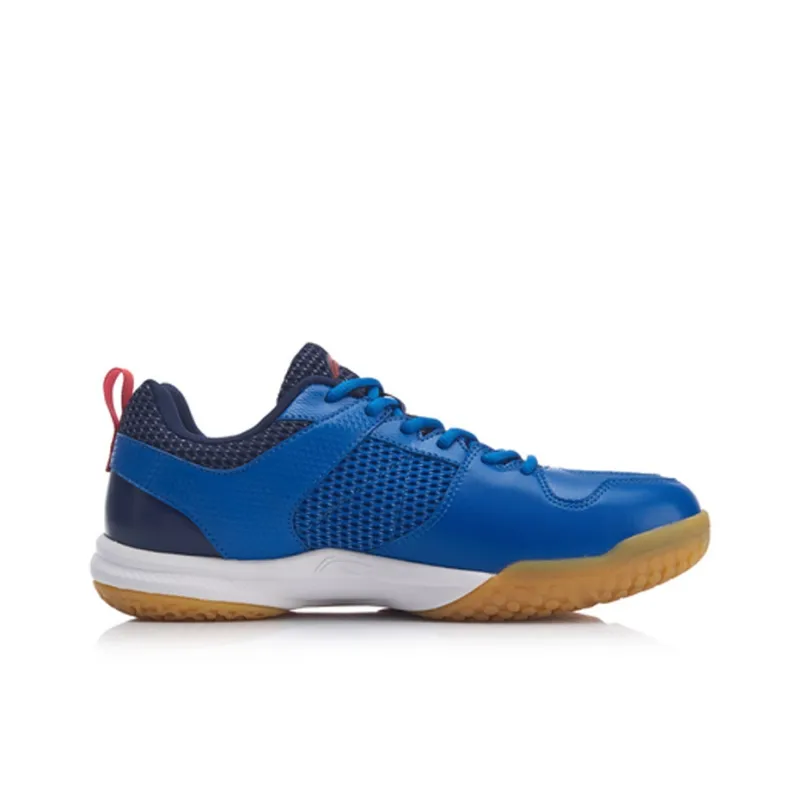 LiNing Swirl V2 Cushioning Lightweight Slip Resistant Low Top Badminton Shoes Unisex Blue-1