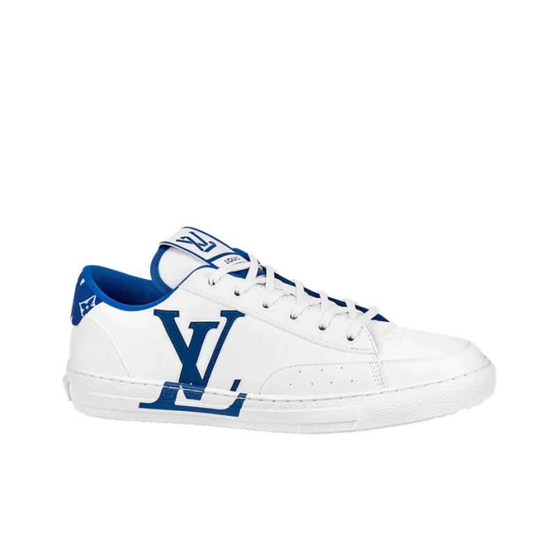 LOUIS VUITTON Charlie Sneakers 'White Blue'-1
