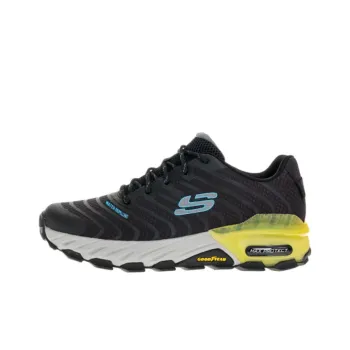 Skechers Max Protect Cushioning Wear-Resistant Low-Top Sports Casual Shoes Black Gray
