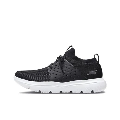 Skechers Go Walk Evolution Ultra Casual Shoes Men Low-Top Black/Gray