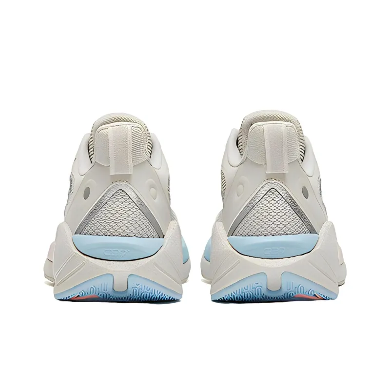 Anta C37 3.0 Anti Slip And Wear Resistant Breathable Low Top Running Shoes Women's Gray Blue Pink-4