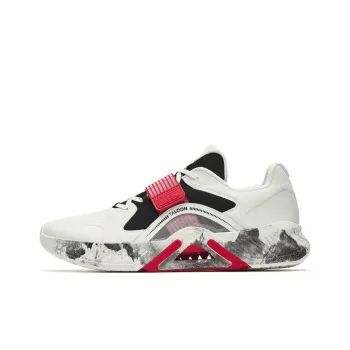 Anta Variety Training Collection Stable As A Mountain Pro Low Top Training Shoes White Black Red