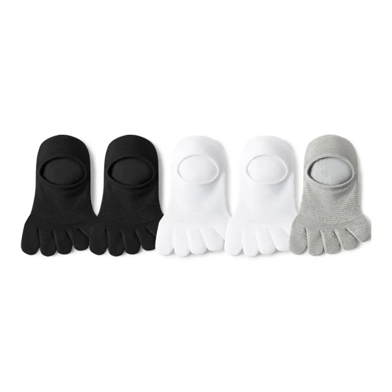 SHIWAJI No Show Socks Men's 5 Pack-0