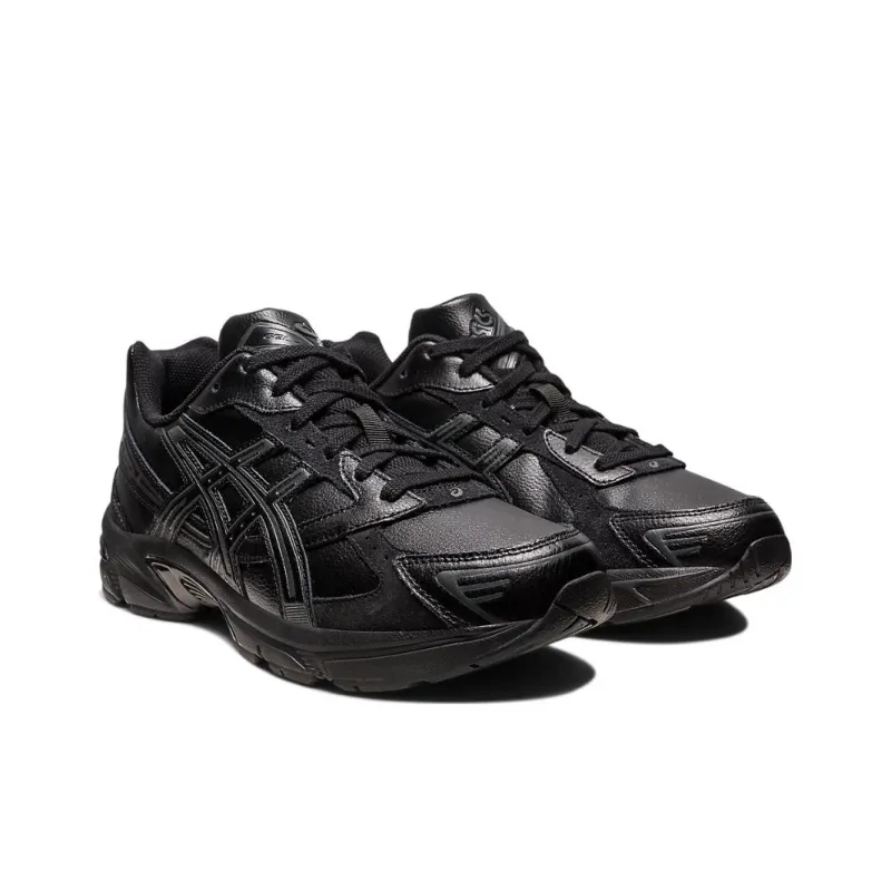 Asics Gel 1130 Leather Black Dark Grey-2
