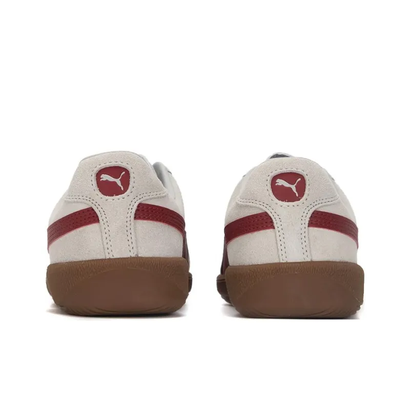 PUMA Army Trainer Suede 'White Gray Red'-3