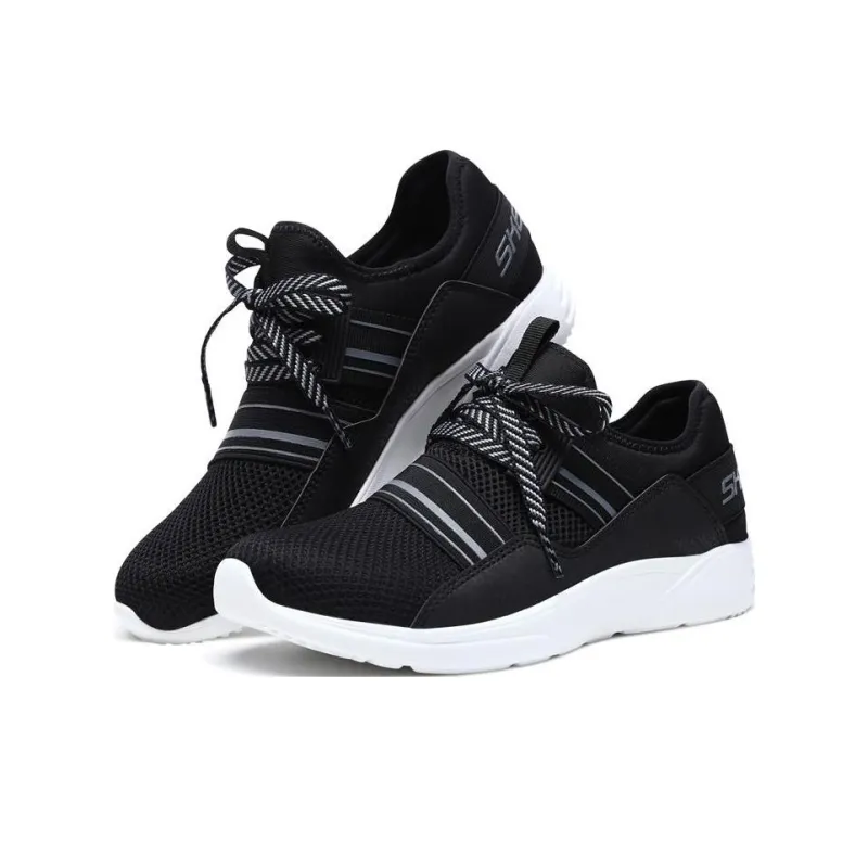 Skechers Bob's Sparrow Slip-Resistant Rebound Cushioning Low-Top Sports Casual Shoes Women's Black-2