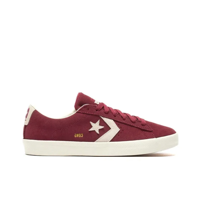 Converse Cons Pro Leather Vulc Pro Suede Low Cherry Vision POIZON