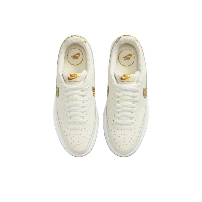 Nike Court Vision Alta Low Phantom Leopard Women's-3