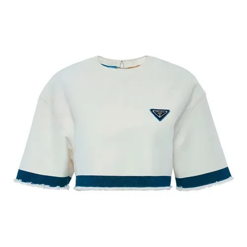 PRADA Crop Tops Women's White