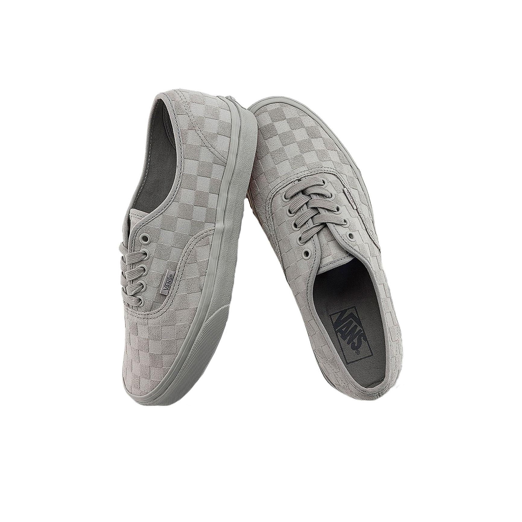 Vans Authentic Mono Checkerboard Grey US M 8