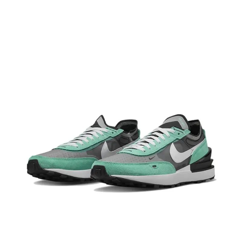 Nike Waffle One Se Black Light Menta-2
