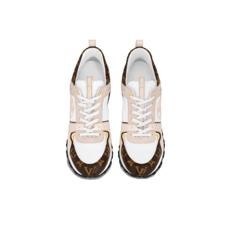 LOUIS VUITTON Run Away Low Top Casual Shoes Women's Ecru-3