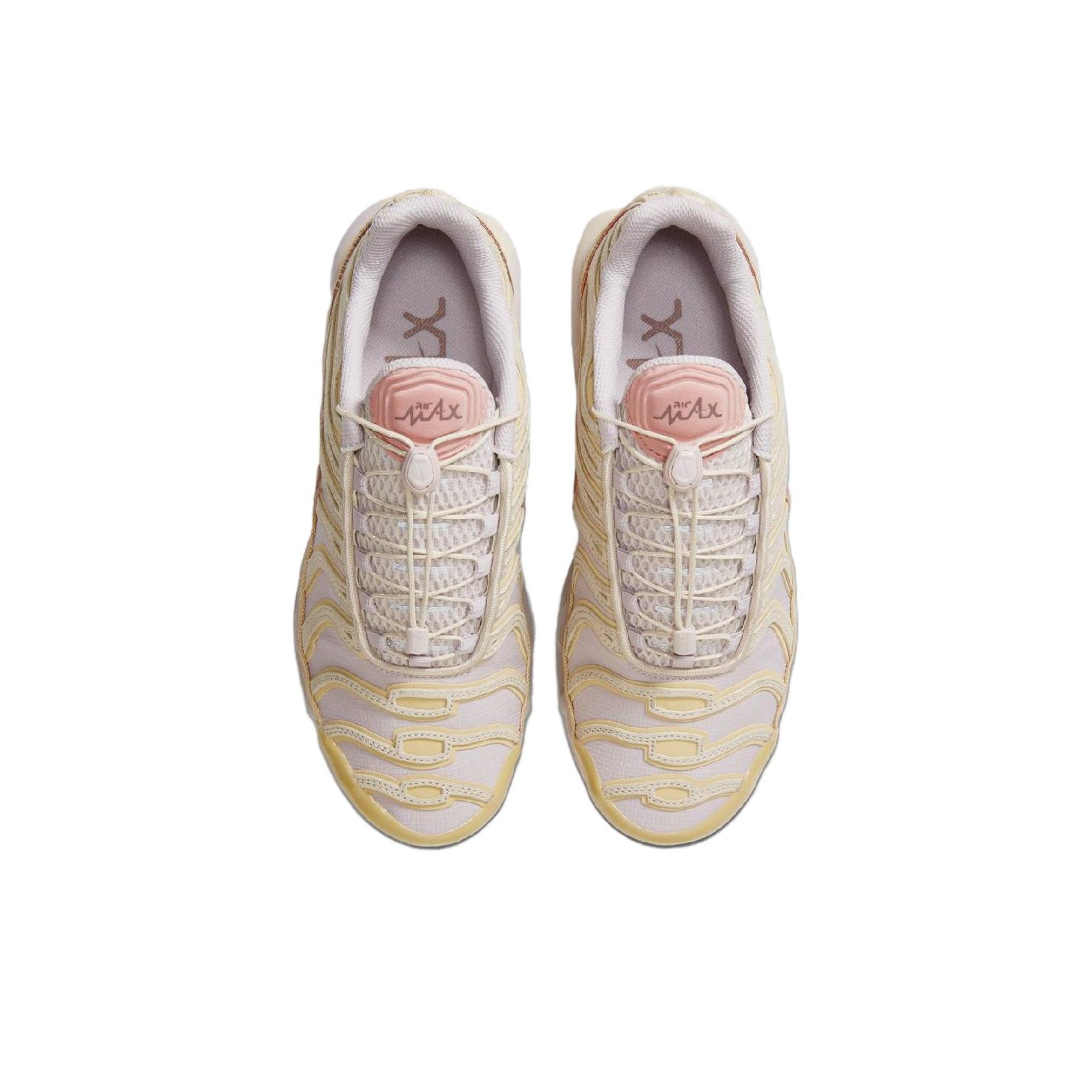 pink and yellow air max plus