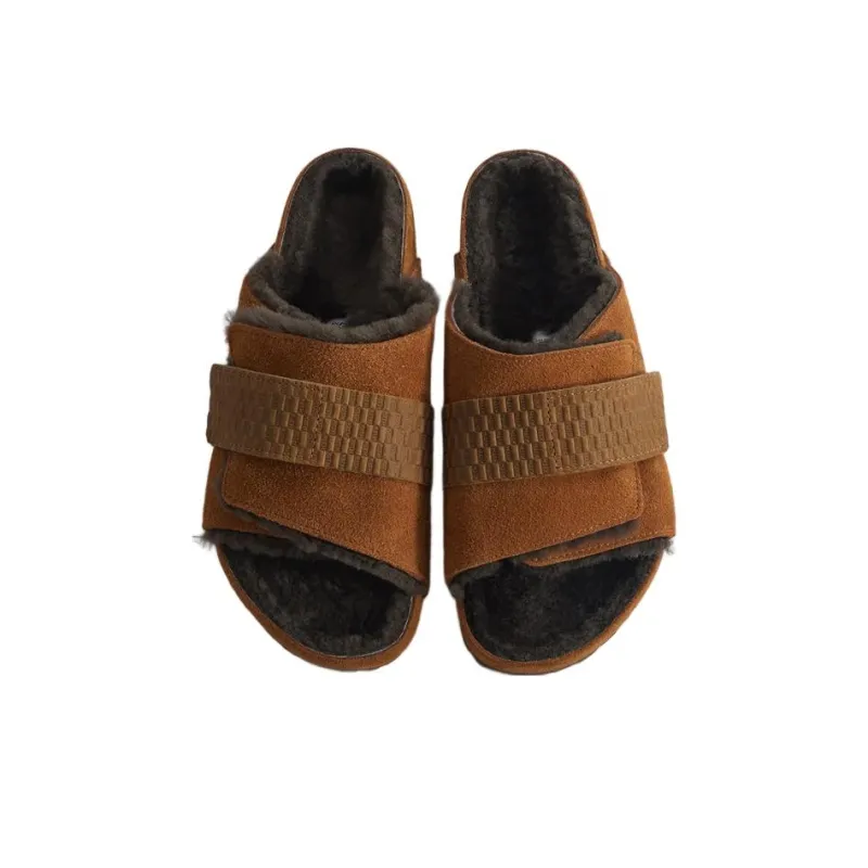 Birkenstock Kith X Kyoto Vl Shearling 'Mink'-3