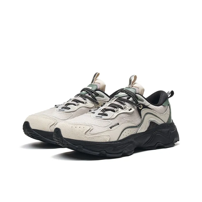 XTEP Junling 2.0 Cushioning Anti Slip Wear Resistant Breathability Low Top Running Shoes Men's Gray Black-3