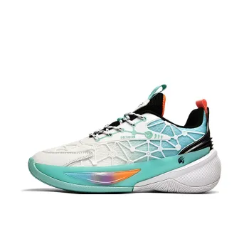 Animal Claws Slip Resistant Lightweight Rebound Low Top Basketball Shoes Unisex Jade Green