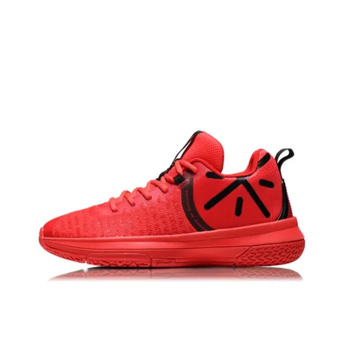 LINING Wade Collection Basketball Shoes Men Low-Top Black/Red