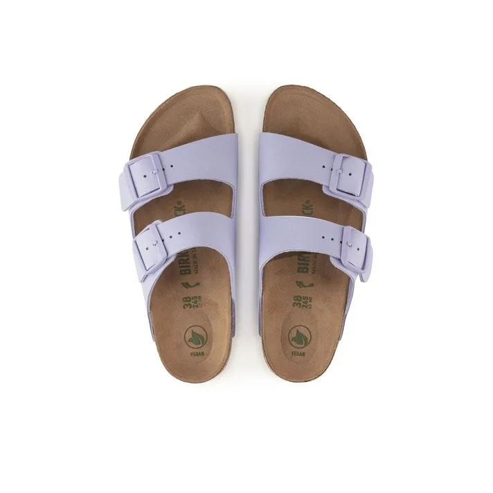 Birkenstock Arizona Vegan Birkibuc 'Lavender Fog'-4
