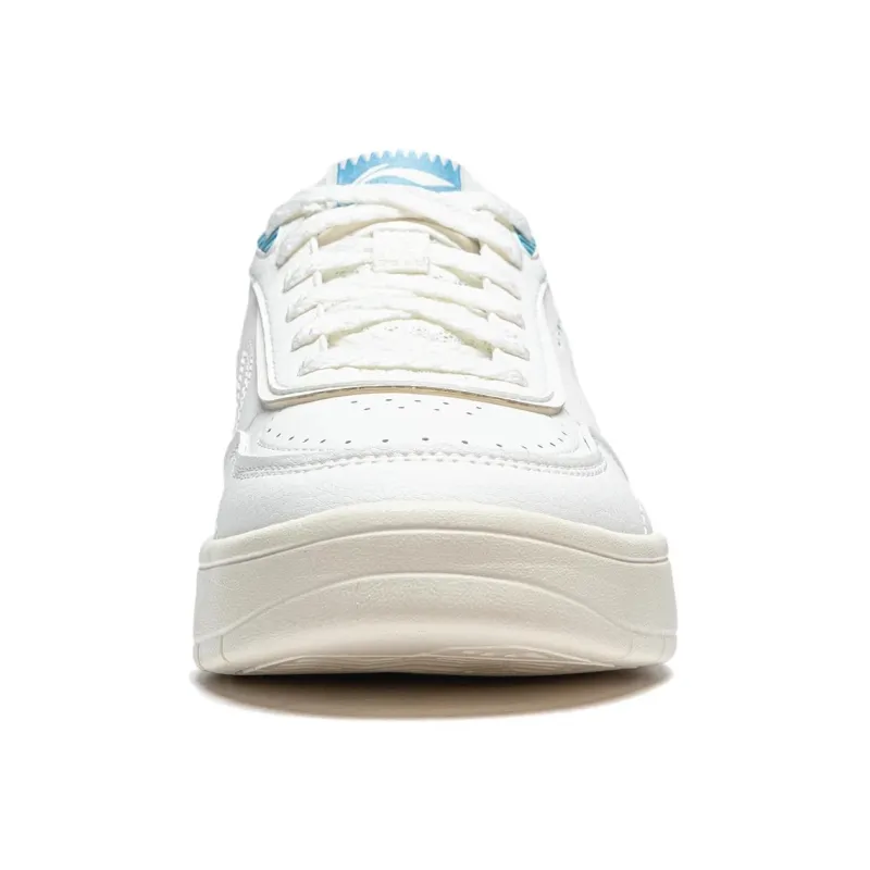 LiNing Su Su Anti Slip Wear Resistant Low Top Skateboard Shoes Women's White-4