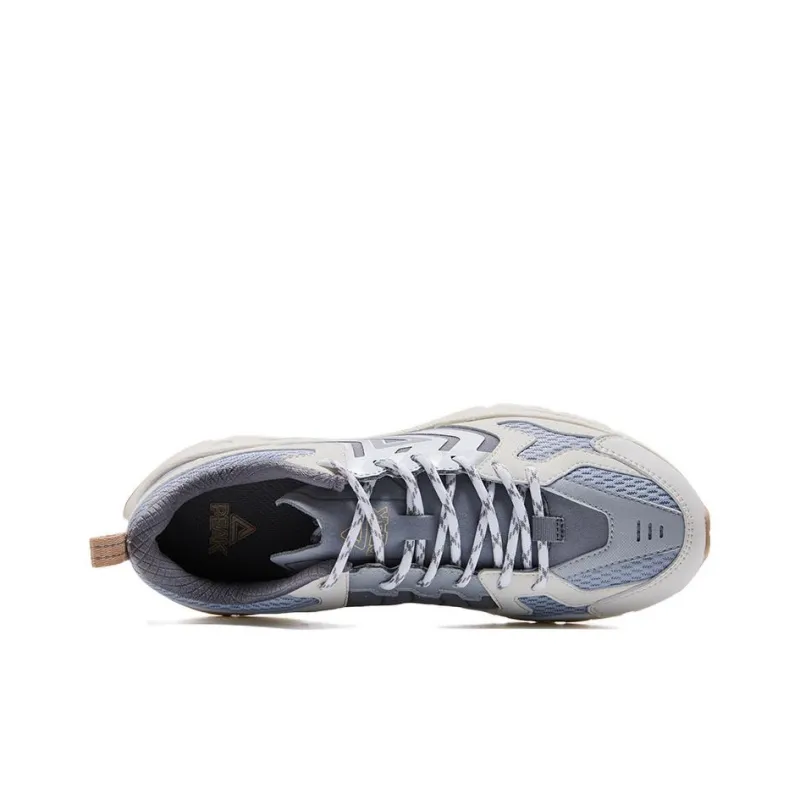 PEAK OG 7000 Cushioning, Slip Resistant, And Abrasion Resistant Low Top Running Shoes Women's White Gray-2