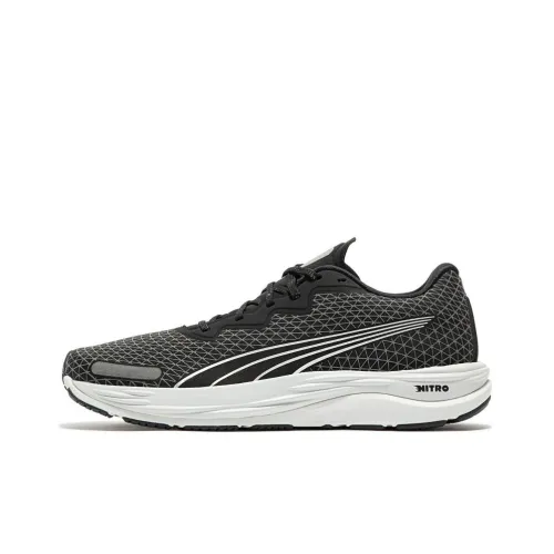 PUMA Velocity Nitro 2 Running Shoes Men Low-Top Black/White