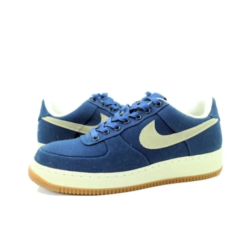 Nike Air Force 1 Low Supreme '07 'Midnight Navy' Anti-Slip Wear-Resistant Low-Top Skateboard Shoes Unisex Blue-2
