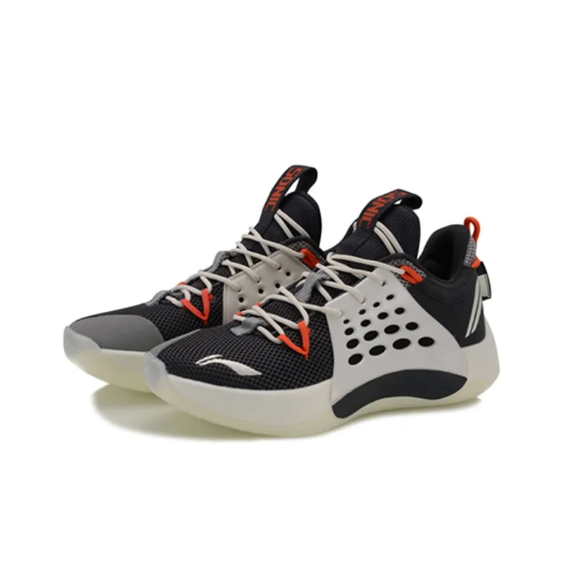 Season CBA Champion Shoes Glory Edition - Black/White | LINING SONIC 7 Low-2