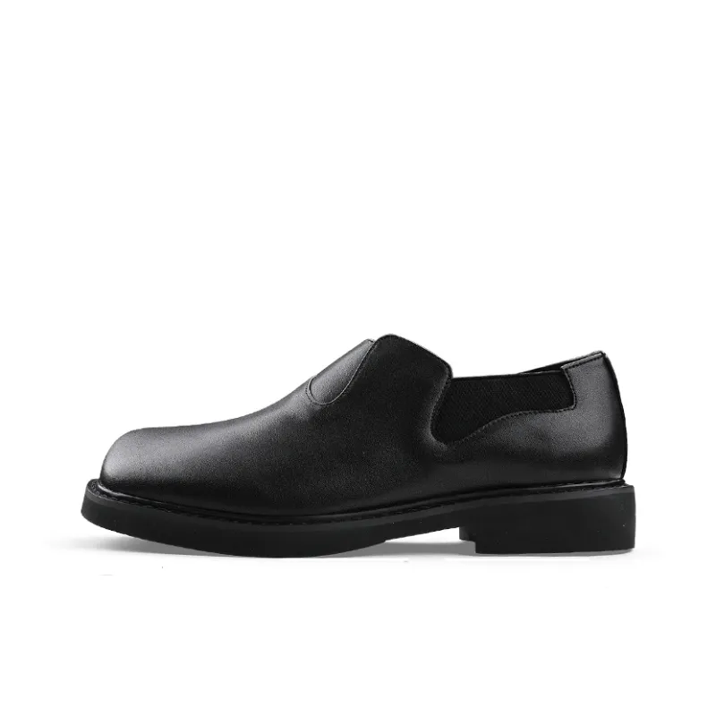 HANQIAORIJI Special shaped Series Casual Shoes 3cm Unisex Black-1
