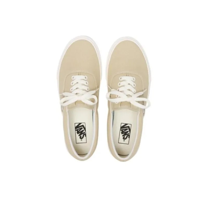 Vans Slip on Coverage Anti Slip And Wear Resistant Low Top Skateboard Shoes Men's Ecru-2